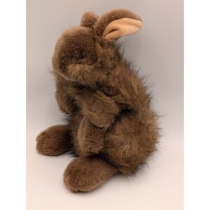 Carlton Cards Rabbit Hare Plush Brown 20 Inch Stuffed Animal Toy